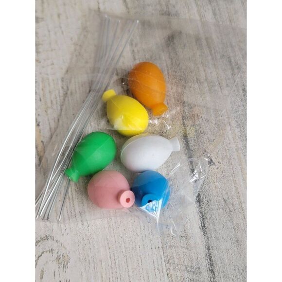 Rainbow colorful balloon accessory Village sets Xmas - Picture 5 of 5